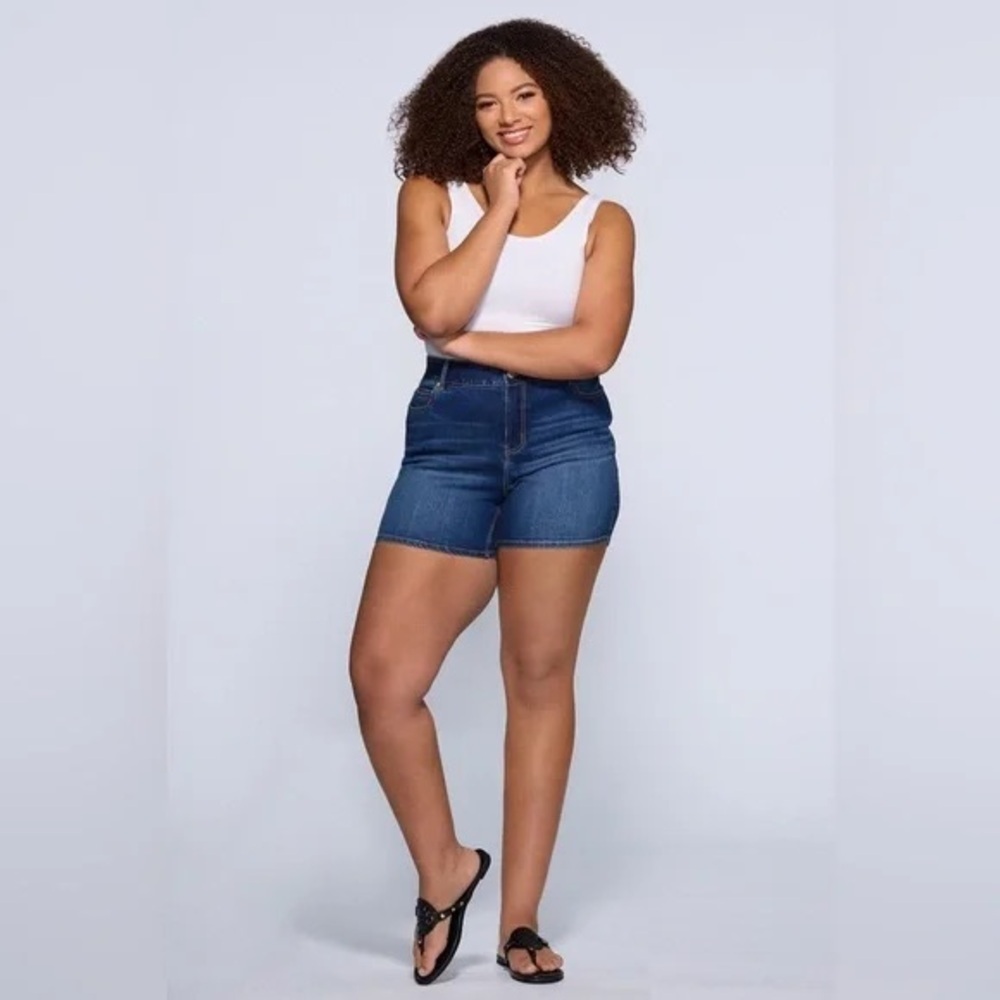 Cato | PLUS SIZE CONTOUR DENIM SHORTS